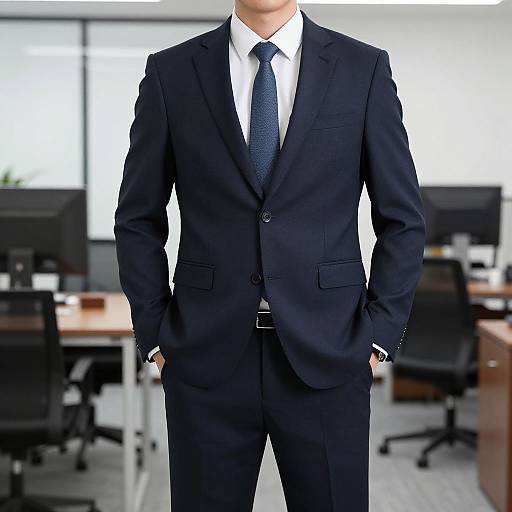 Man in Office Formal Suit