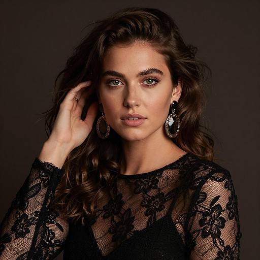 Elegant Portrait of a Stylish Young Woman