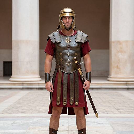 Roman Soldier Costume for Adult Man