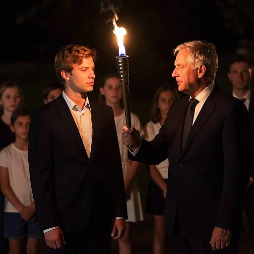 Dramatic Scene of Enlightenment and Tension