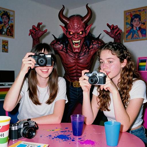 90s Teens Summoning Demon Fun