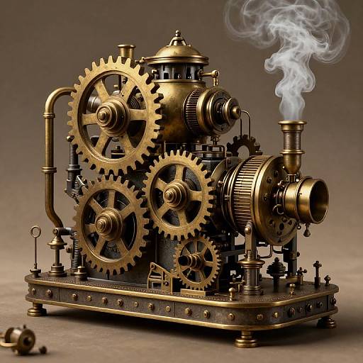 Mechanical Steampunk Victorian Contraption