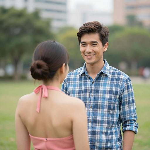 Couple Enjoying a Day in the Park