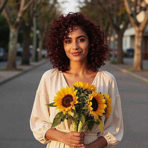 Golden Hour Intimate Portrait Woman