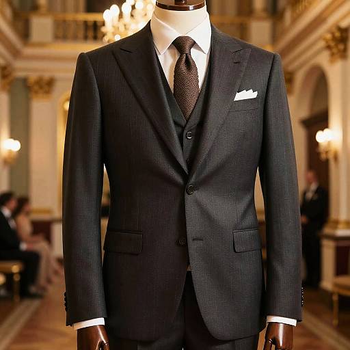 Timeless Formal Pinstripe Suit Ensemble