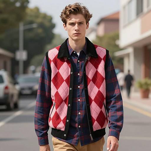 Stylish Young Man in Casual Fashion