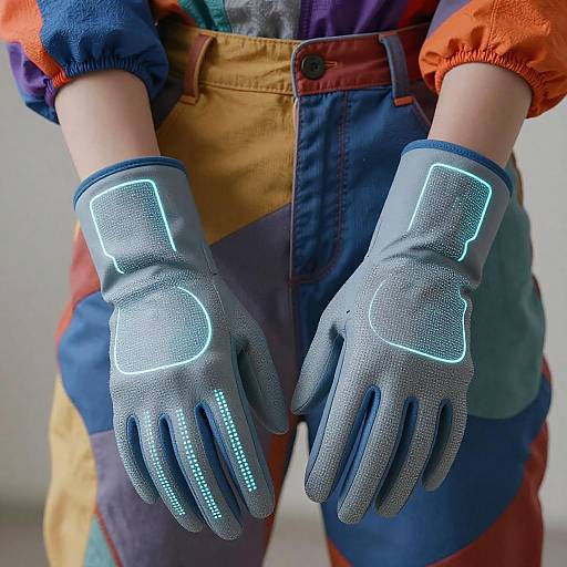 Interactive Haptic Feedback Fashion Gloves
