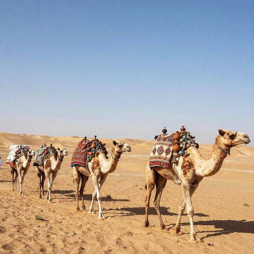 Quraysh Caravan Crossing Desert