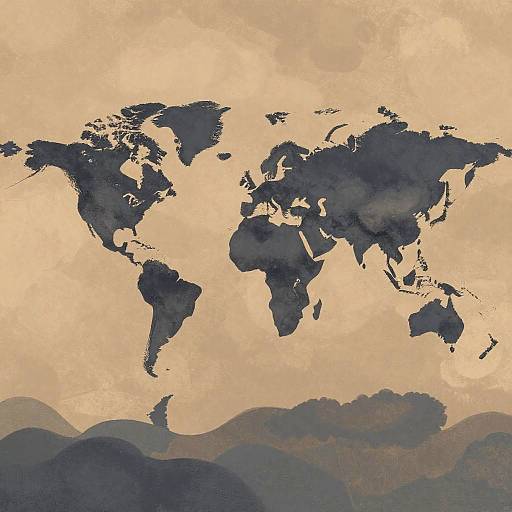 Cloudscape Impressionist Photo Illustration