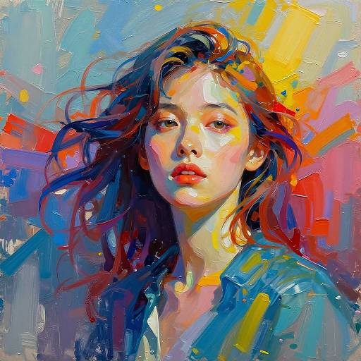 AI Transformed Surreal Vibrant Painting