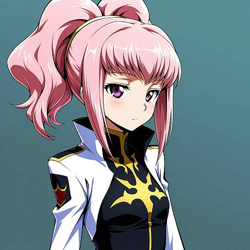 Illustration of Anya alstreim, code geass in the style of Nejikyuu