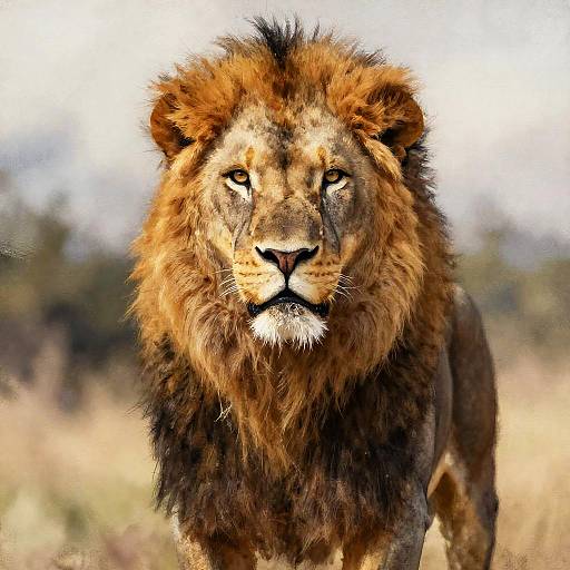 Majestic Lion Portrait