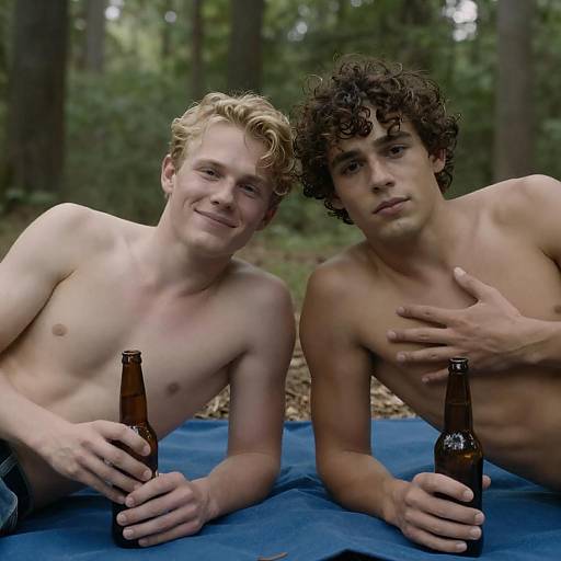 Relaxing in the Forest: A Sunny Moment