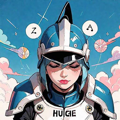 High-Quality Anime Judge Dredd Artwork