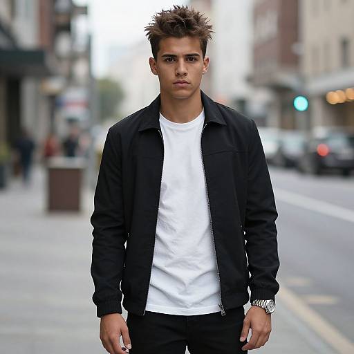 Young Man Urban Street Portrait