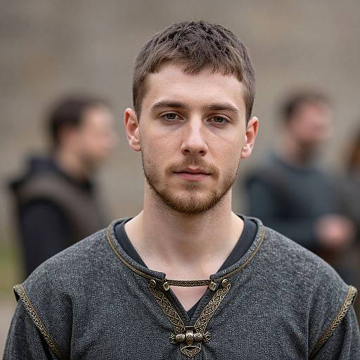 Realistic Medieval Male Portrait