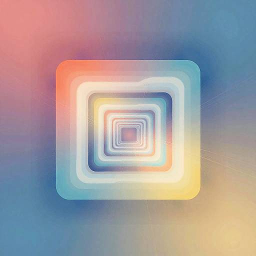 Futuristic Abstract Geometric Spaces