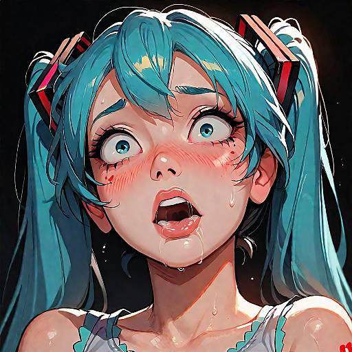 Vibrant Enel Expression with Hatsune Miku