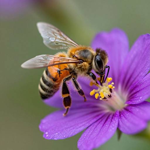 Silent Neon Flowers and Crystal-Winged Bees