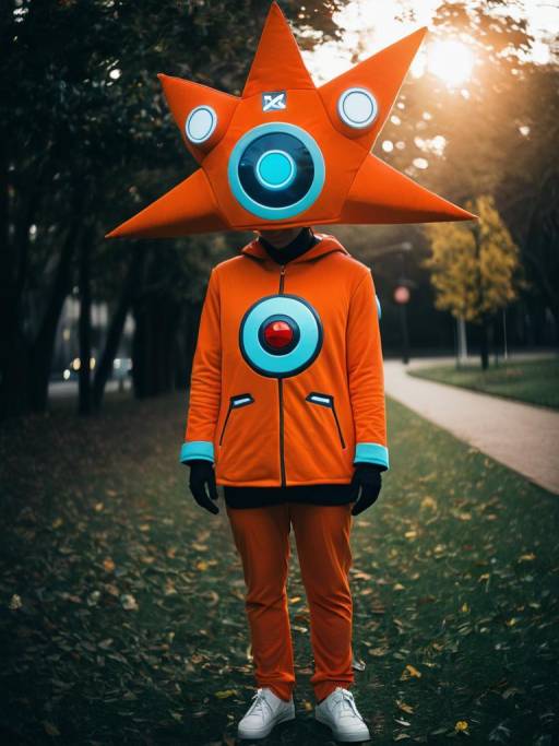 Man in Rotom Cosplay Costume