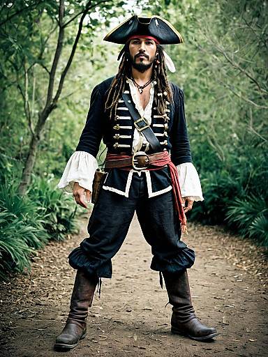 Cutthroat Pirate Costume Full Body