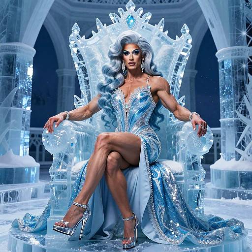 Fantasy Finnish Drag Queen Bodybuilder