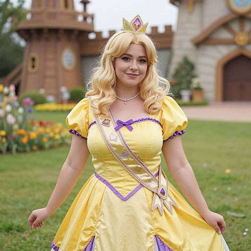 Natural Portrait of Princess Daisy Cosplay