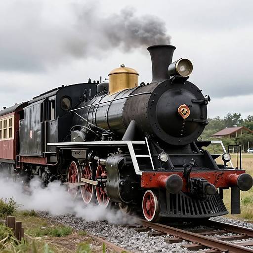 Vintage Steam Locomotive Journey