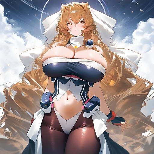 Illustration of Aoi kimi, kyoukaisenjou no horizon in the style of Betabeet