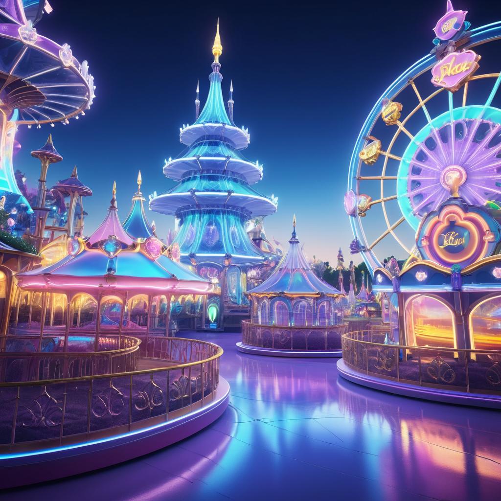 Magical Electric Opal Amusement Park