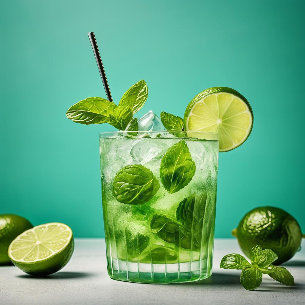 Realistic Mojito Cocktail Photography