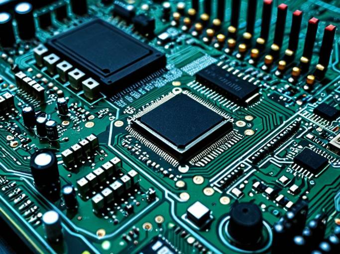 Close-Up Digital Circuit Motherboard Wallpaper