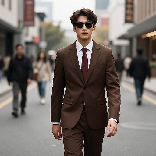 Businessman in Brown Suit Halloween