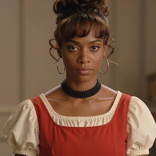 Portrait of Woman in Josephine Baker Costume