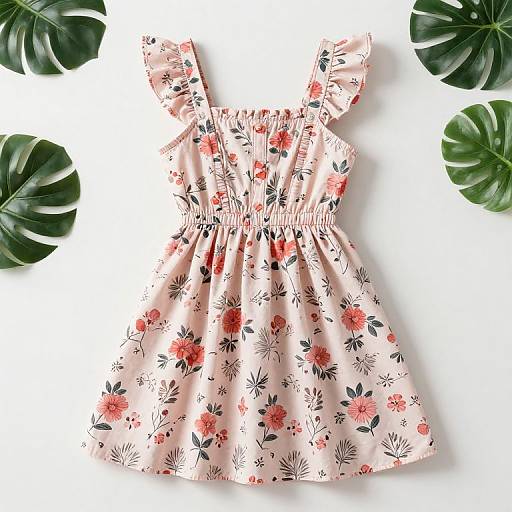 Charming Summer Dress Illustration