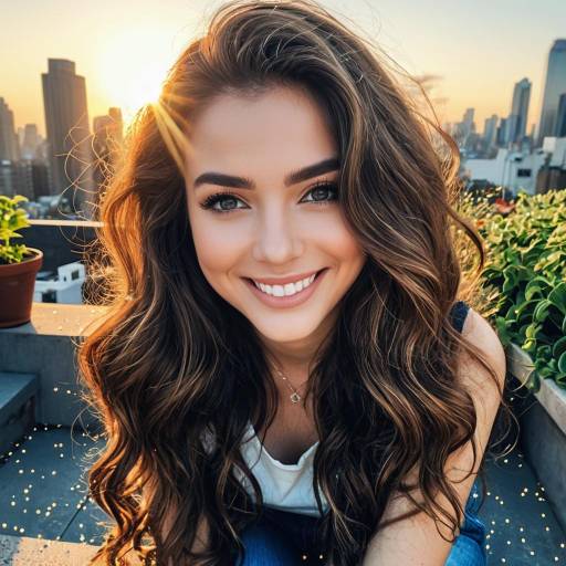 Ethereal Beauty on Urban Rooftop Garden