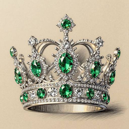 Realistic Baroque Crown Illustration