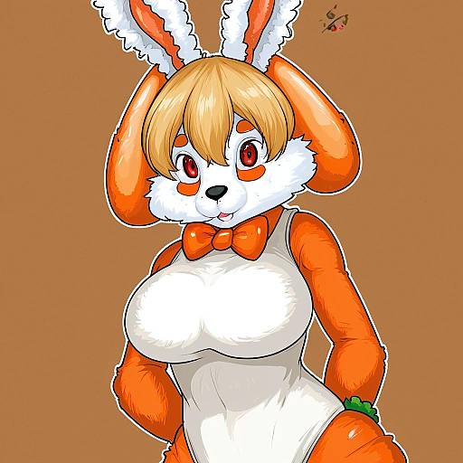 Illustration of Carrot (one piece), one piece in the style of Tebi (tbd11)