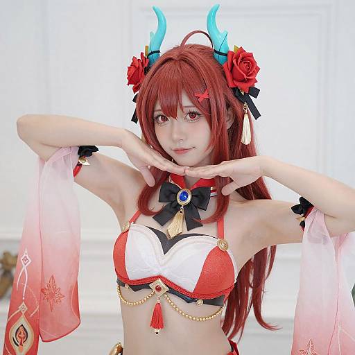 Fantasy Portrait of Red-Haired Woman