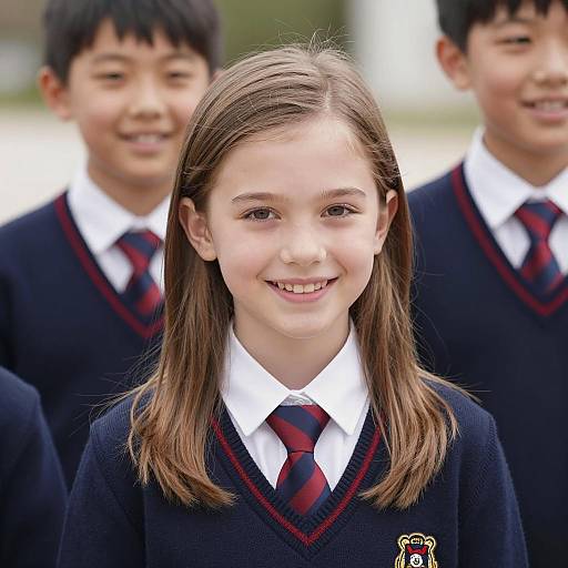 Joyful Outdoor Portrait of Children