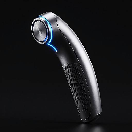 Futuristic Metallic Slider Hand Grip