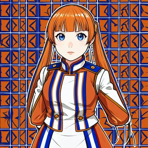 Illustration of Annette fantine dominic, fire emblem in the style of Yumaru (marumarumaru)