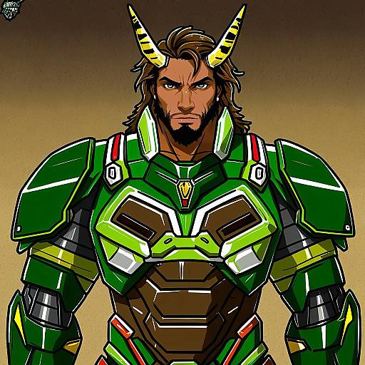 Illustration of Antonio lopez, tiger & bunny in the style of Izawa (bhive003)