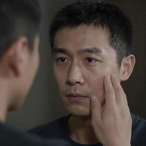 Intimate Portrait of an East Asian Man