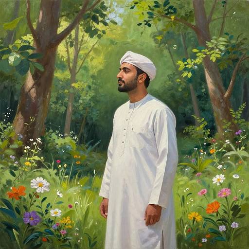 Shawkat in Lush Serene Forest