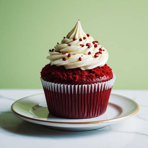Red Velvet Cupcake with Cream Cheese Frosting