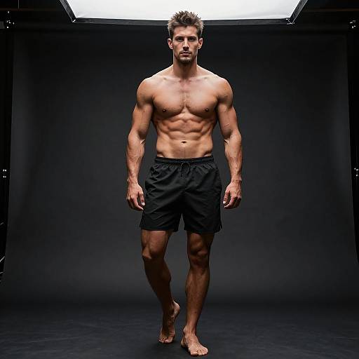 Ultra-Detailed Fitness Portrait Photography
