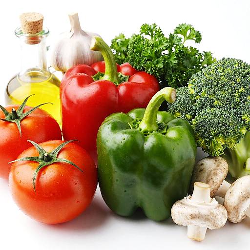 Vibrant Fresh Vegetable Close-Up