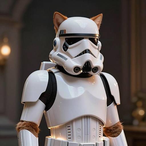 Stormtrooper Armor with Cat Features