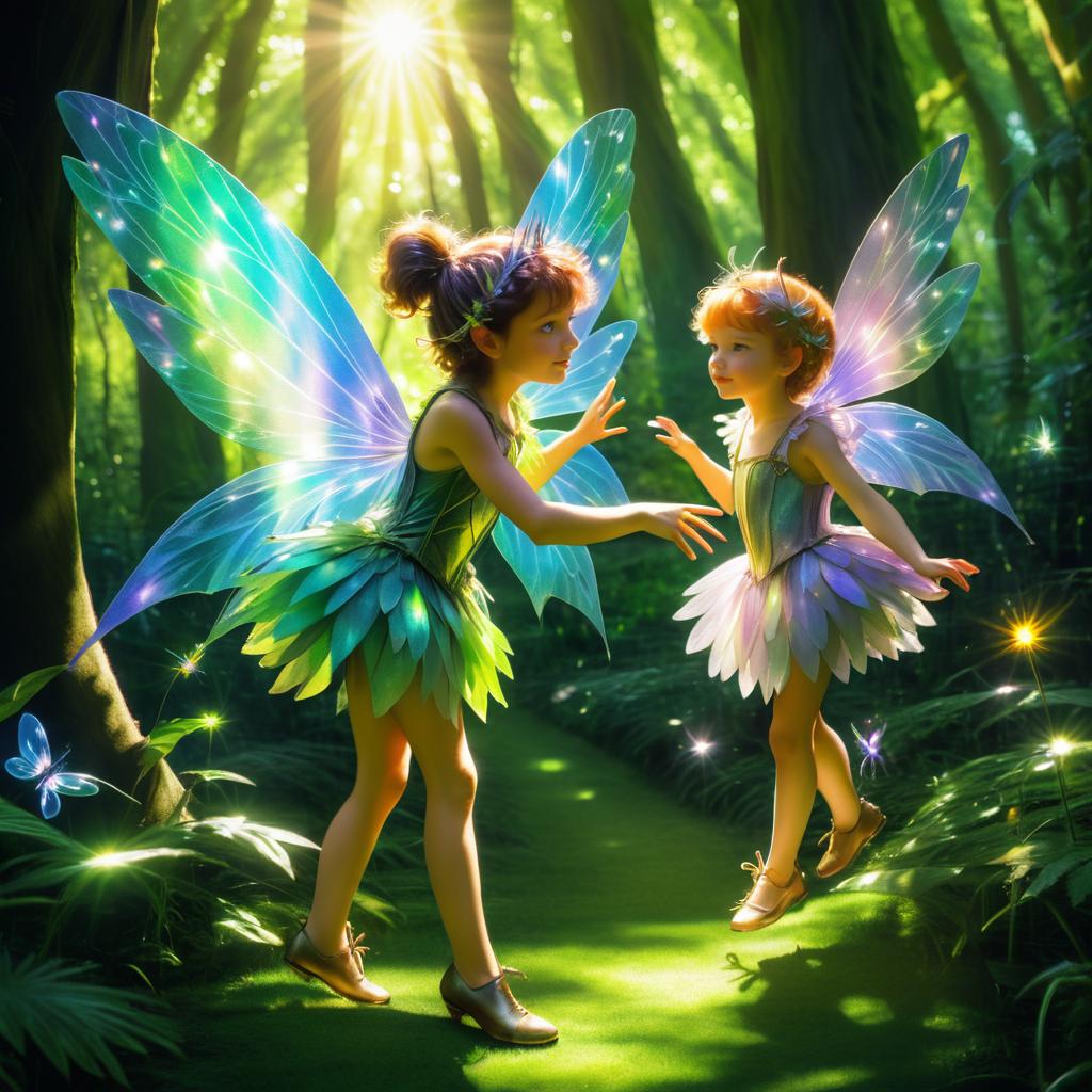 Enigmatic Fairy Meets Timid Explorer